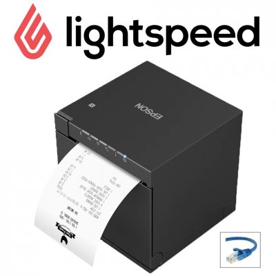 Lightspeed Epson TM-M30III Ethernet Thermal Receipt Printer Black