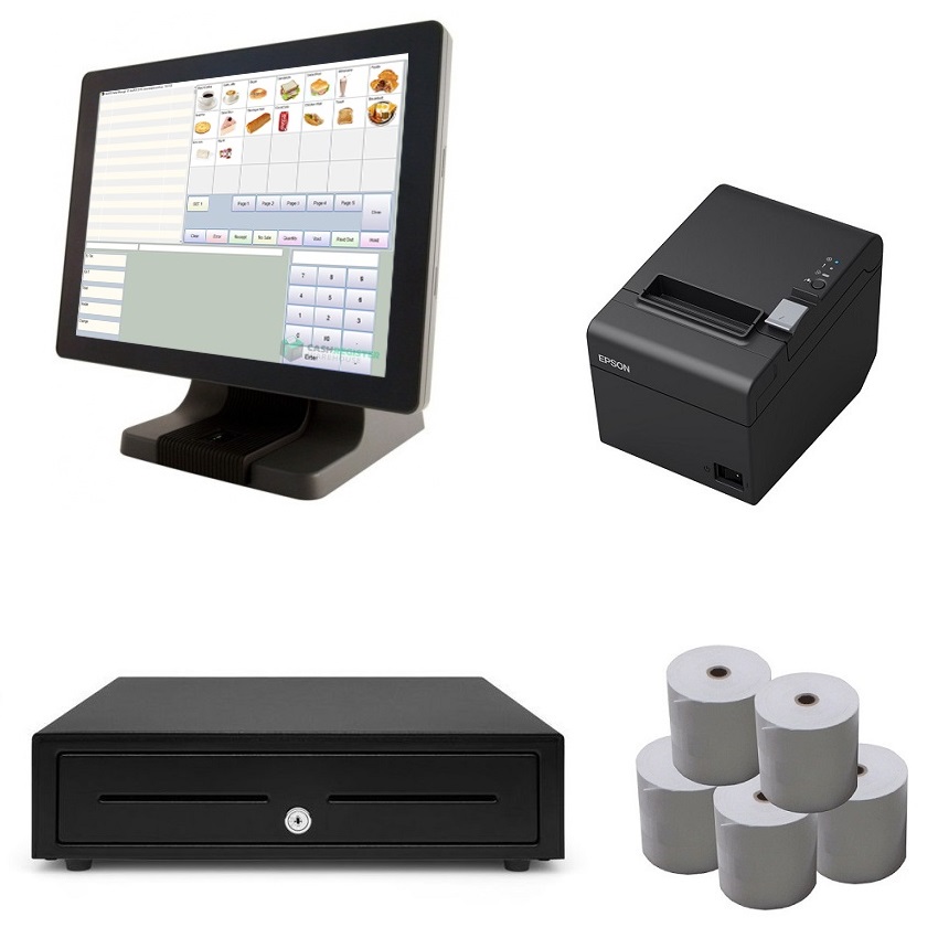 View Element 485 NeoPOS Touch Screen POS System Bundle