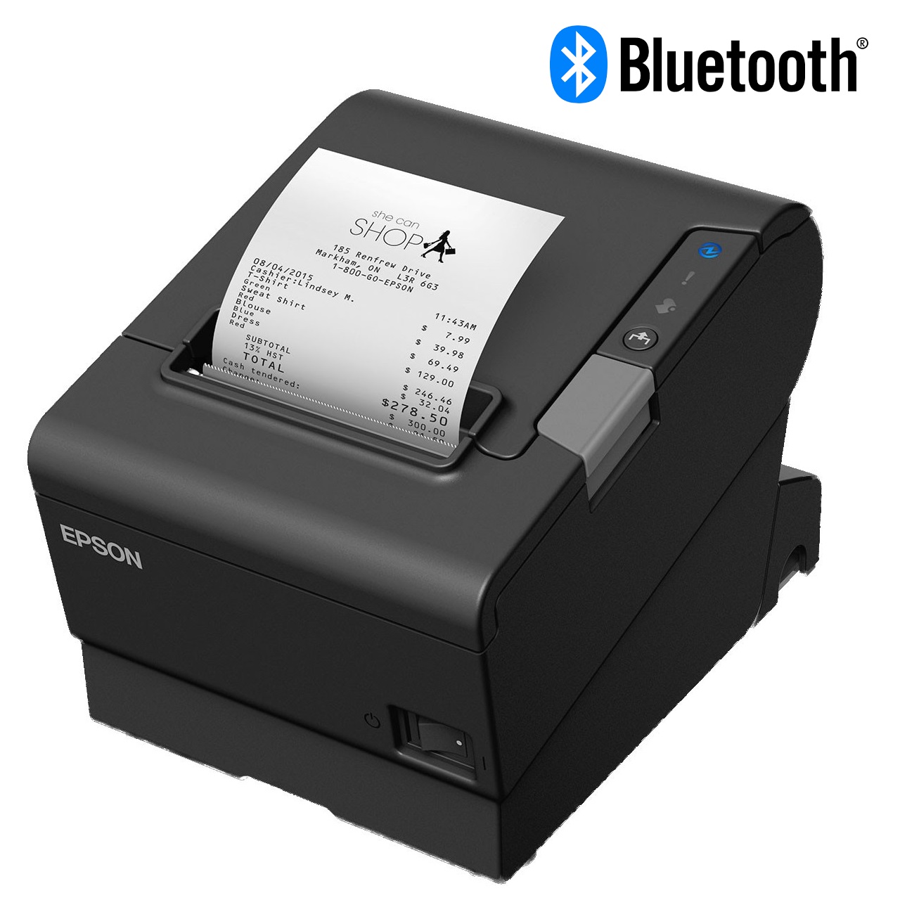 View Epson TM-T88VI Bluetooth Receipt Printer