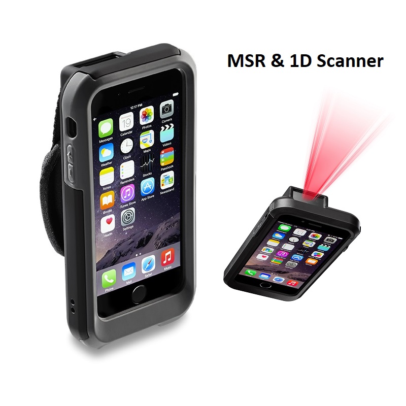 View Linea Pro 6 to suit iPhone 6/6S with MSR & 1D Scanner