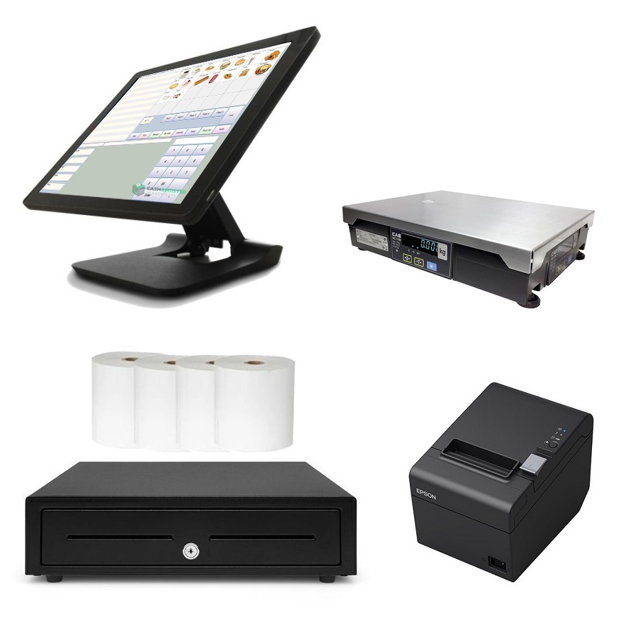 View NeoPOS POS System with CAS PDII Scale Bundle