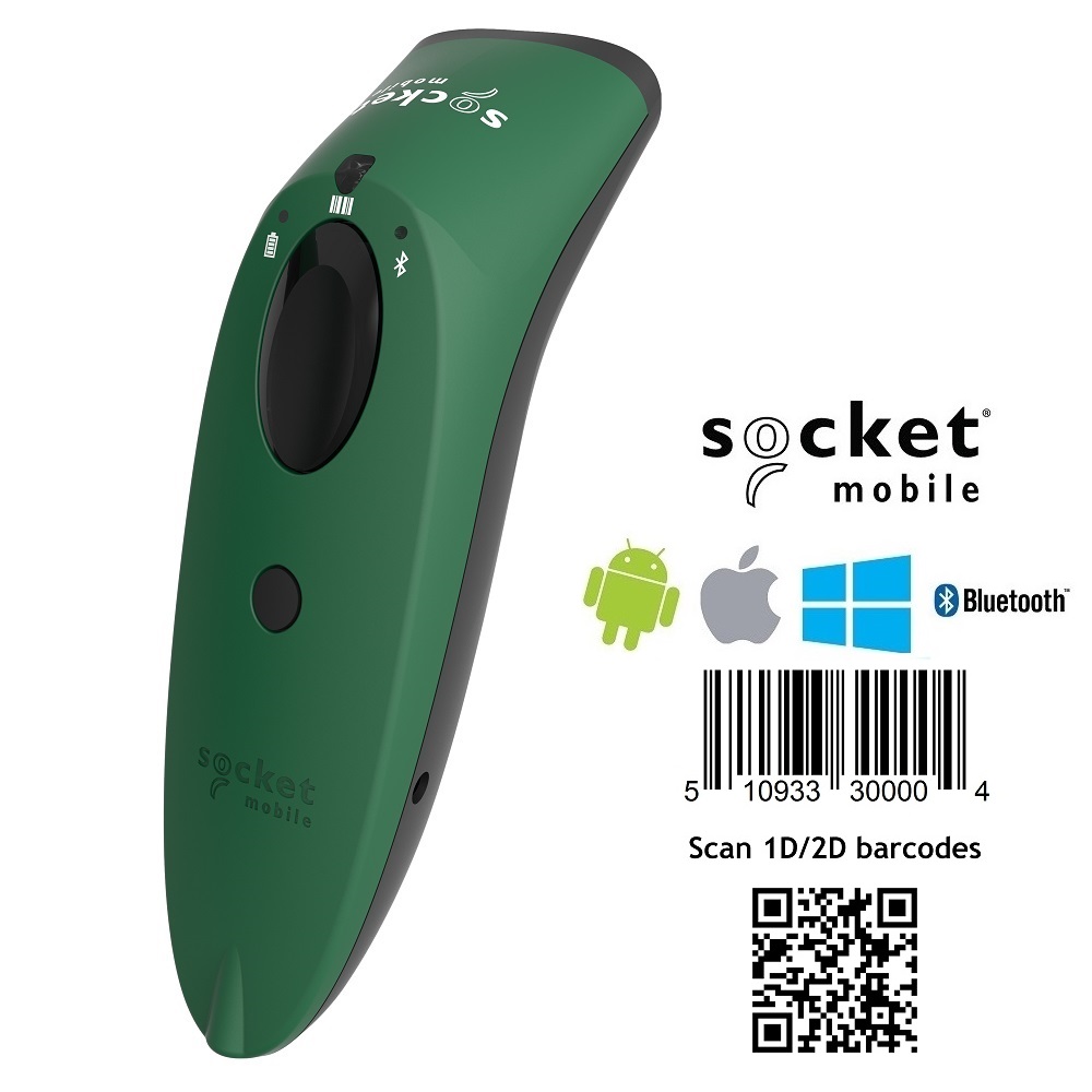 View Socket Mobile S740 2D Imager Bluetooth Barcode Scanner - Green