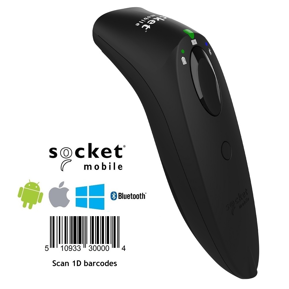 View Socket S700 Barcode Scanner 1D Bluetooth Black