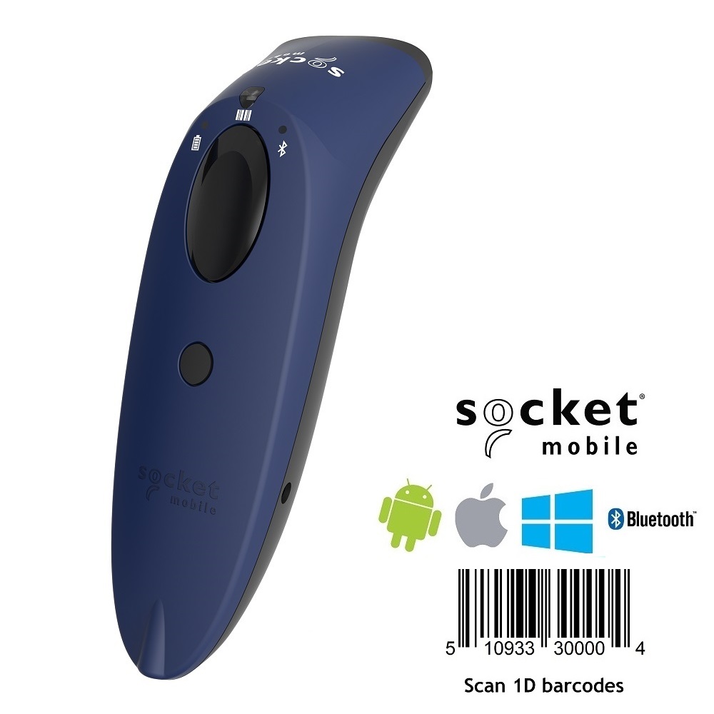 View Socket S700 1D BT Barcode Scanner - Blue