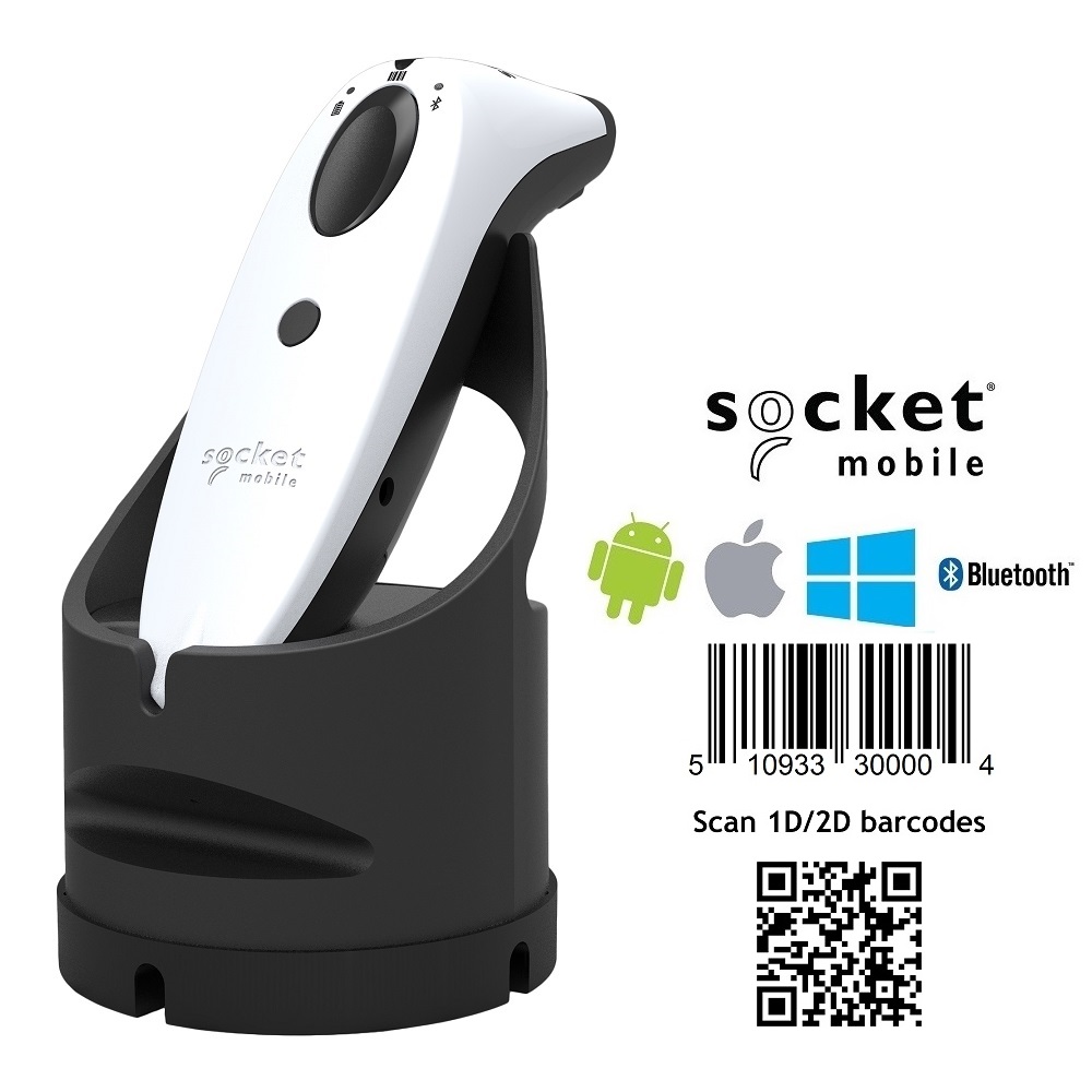View Socket S740 2D Barcode Scanner with Dock White
