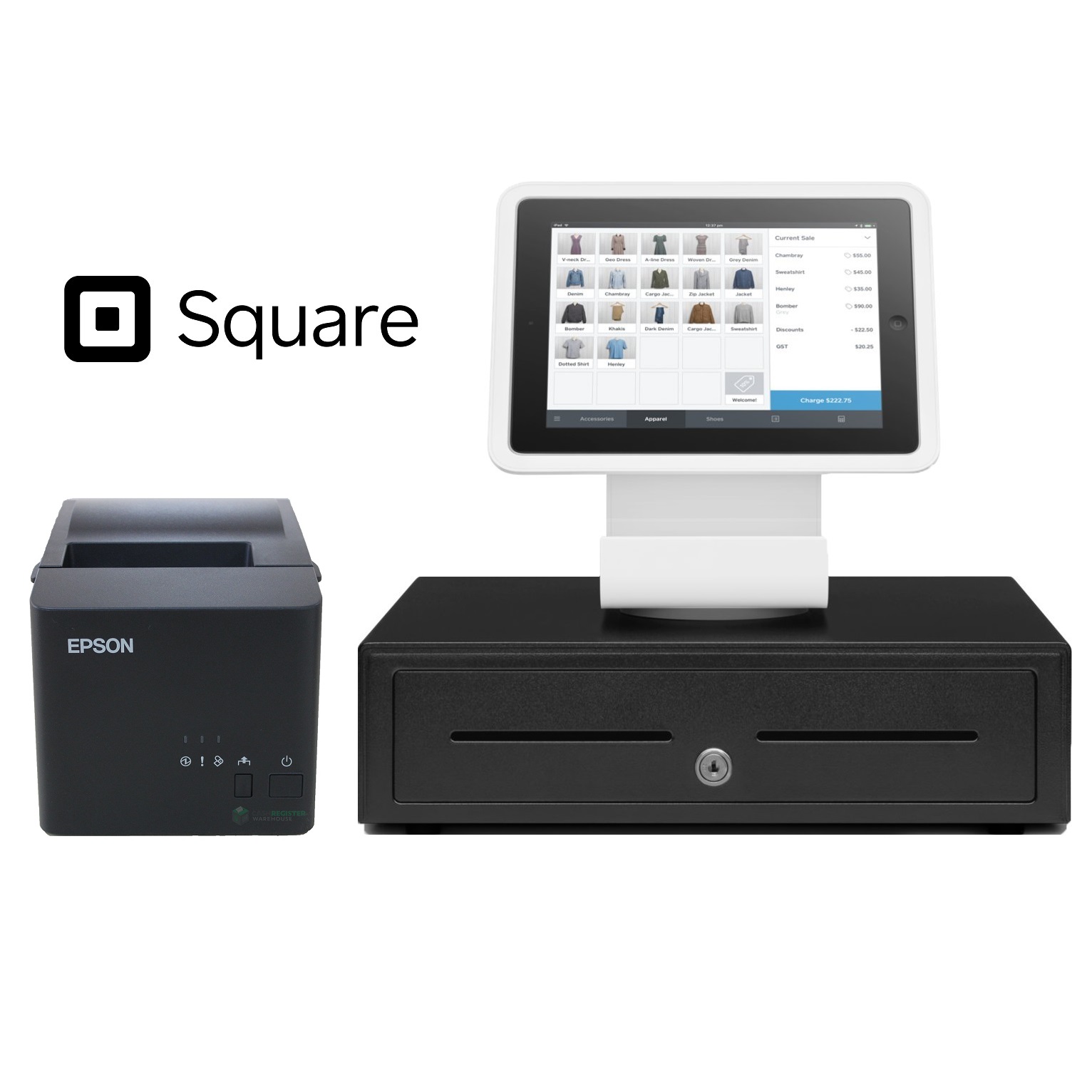 View Square Stand POS Hardware Bundle #6