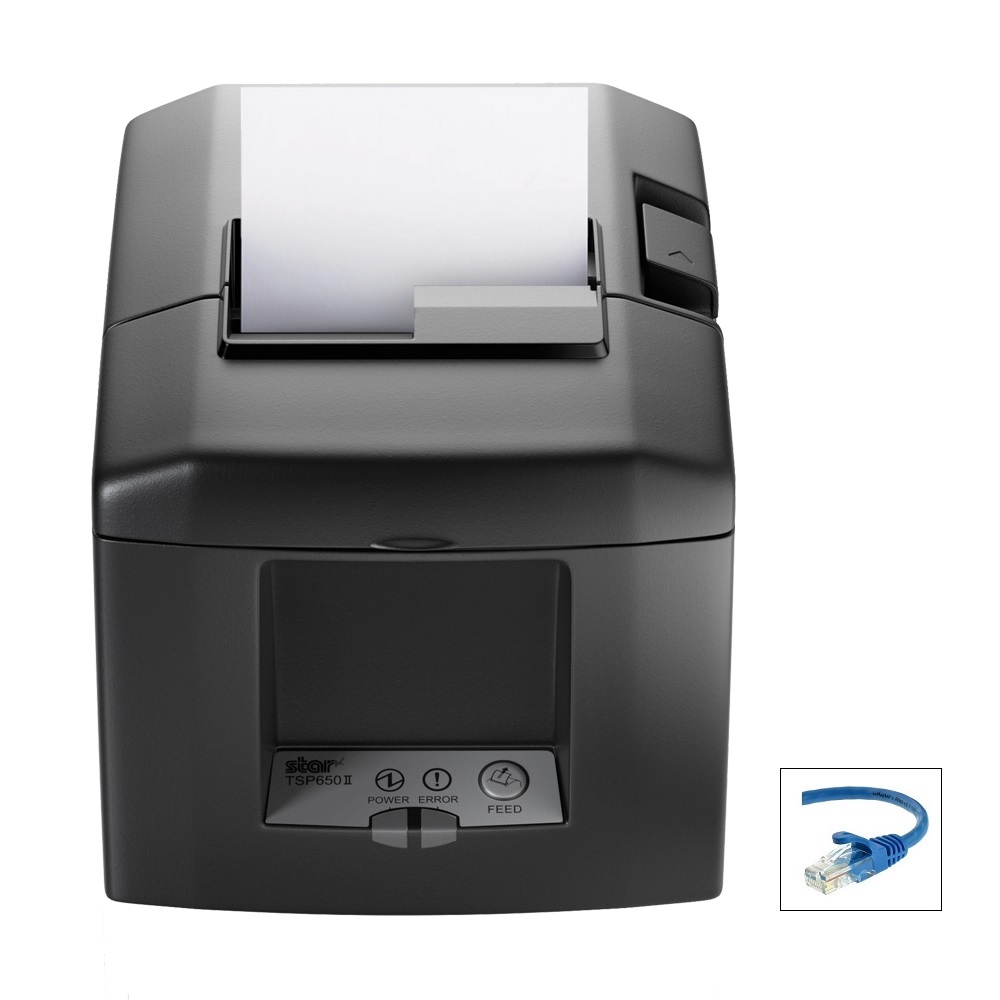 View Star TSP654IISK Sticky Label Printer with Ethernet Interface