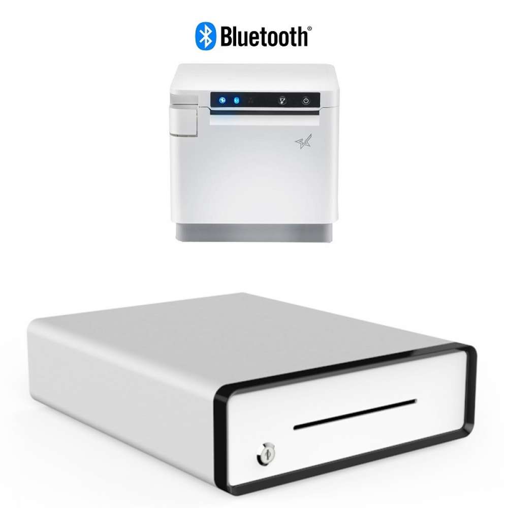 View White Star mC-Print3 Bluetooth Printer & Cash Drawer Bundle