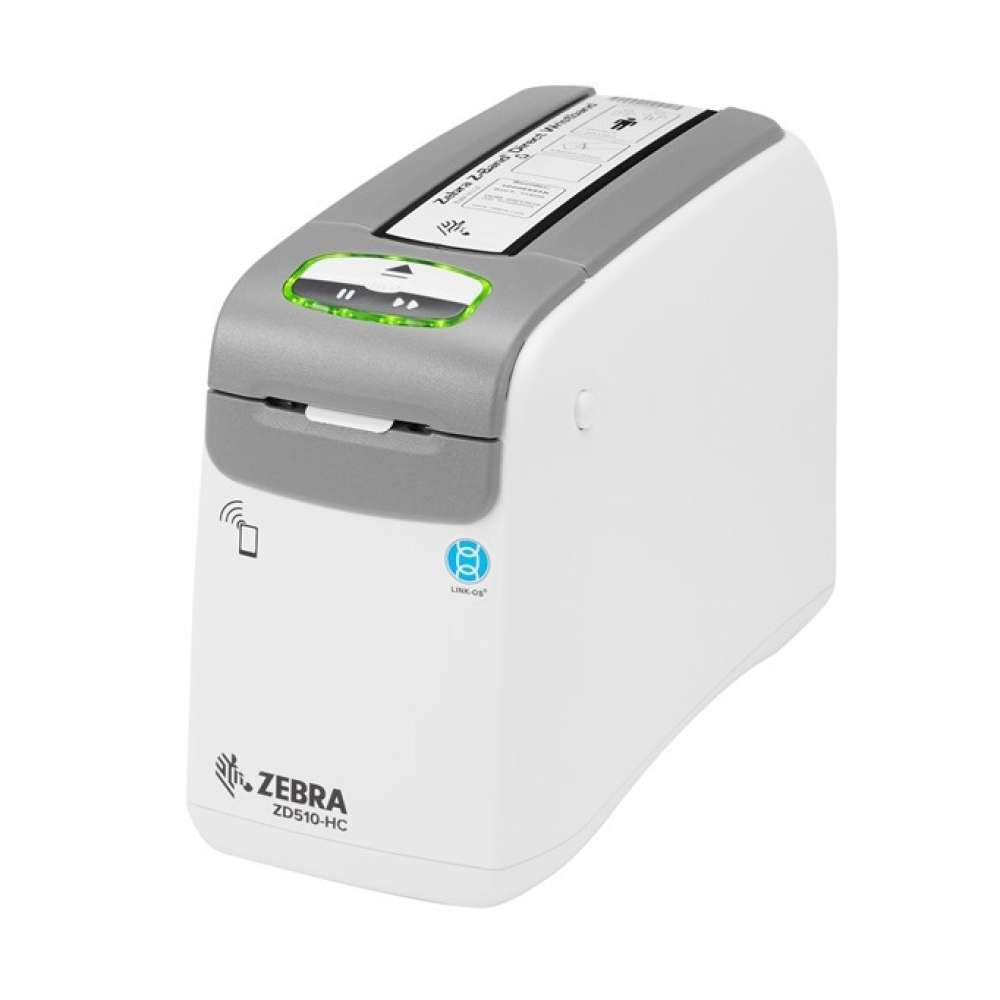 View Zebra ZD510-HC Wristband Label Printer with Wifi, Bluetooth, USB & Ethernet Interface