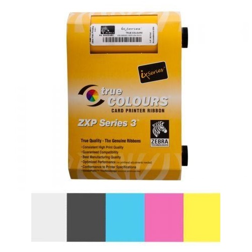 View Zebra ZXP3 Colour Ribbon YMCKO 200 Images