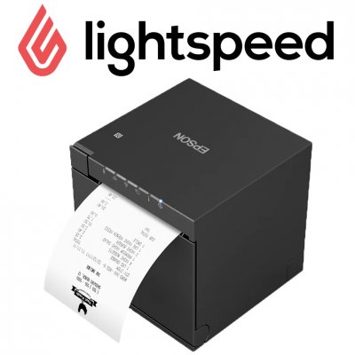 Lightspeed POS Compatible Epson TM-M30III Bluetooth Thermal Receipt Printer Black